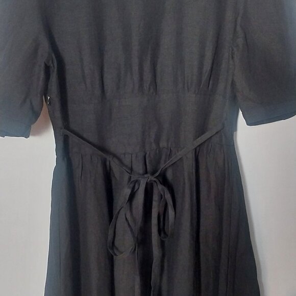 Diane dress puff sleeve - Picture 3 of 4